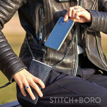 Load image into Gallery viewer, THE DERIVED PHONE POUCH WITH DETACHABLE CHAIN
